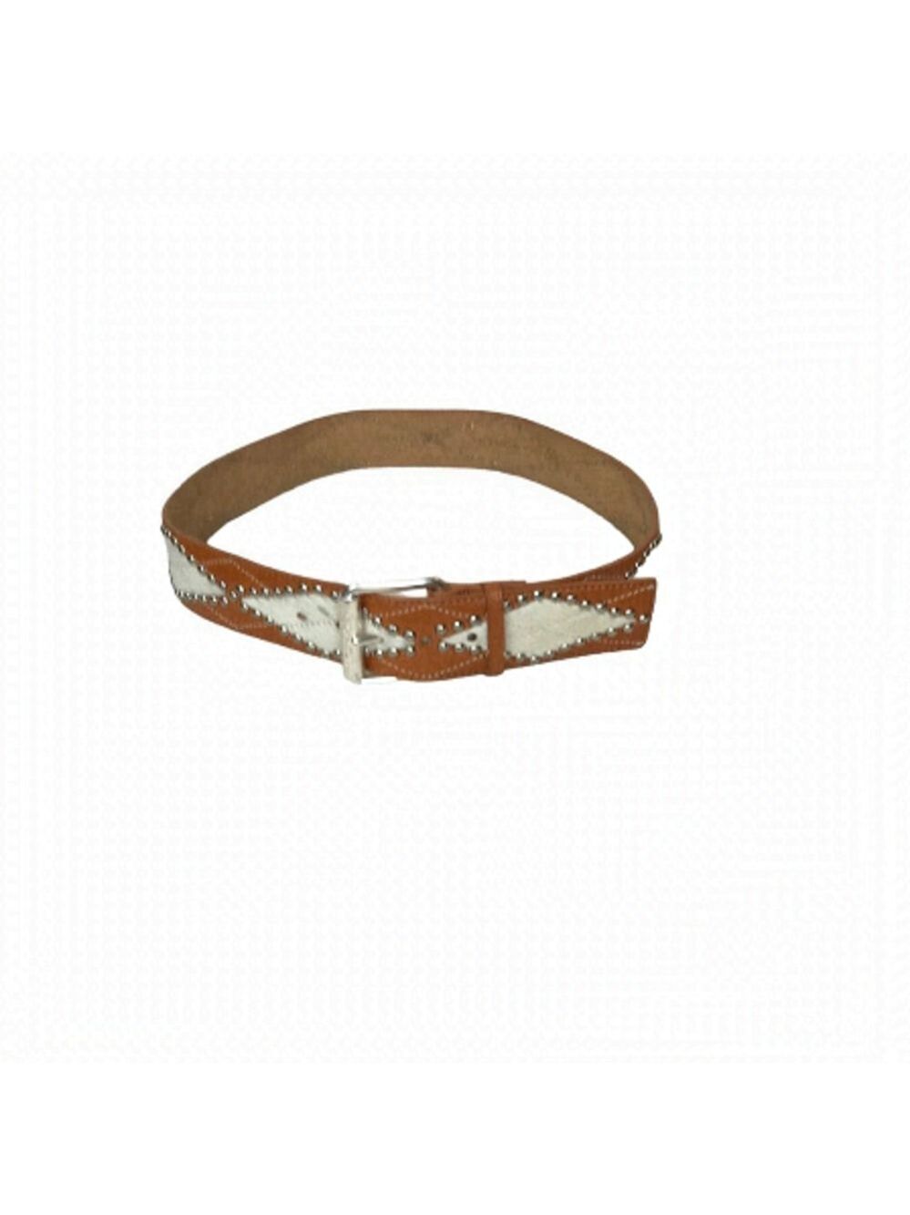 Micheal Michael Kors Genuine Leather Cowhide Studded Western  Belt Size L
